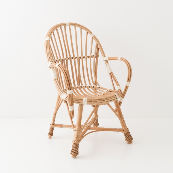 Fauteuil tout en osier César sans coussin