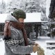 châle en laine KOLI muscade Lapuan Kankurit en ambiance