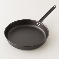 Poêle sauteuse en acier sans revêtement 30 cm