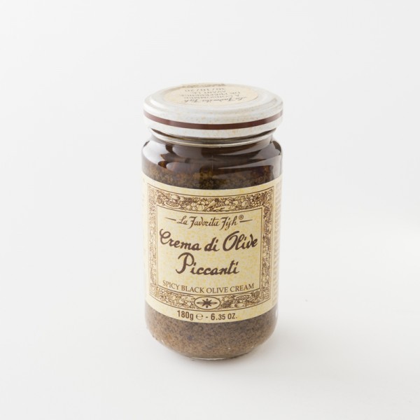 Tapenade olives noires piquantes La Favorita Fish en pot de 130g
