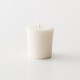 bougie blanche cire de colza format conique 5 cm de haut dite bougie votive