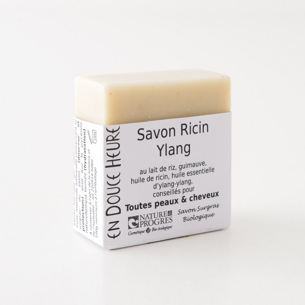 savon bio ricin ylang de chez En Douce Heure