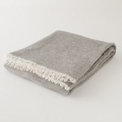 plaid laine uni gris Lapuan Kankurit