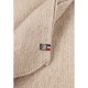 écharpe laine tricotée Maison Bonnefoy coloris beige détail