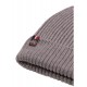 bonnet laine tricotée Maison Bonnefoy coloris zinc détail