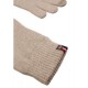 gants tactiles laine tricotée Maison Bonnefoy coloris  beige détail