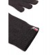 gants tactiles laine tricotée Maison Bonnefoy coloris  anthracite détail