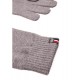 gants tactiles laine tricotée Maison Bonnefoy coloris  zinc détail