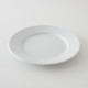 assiette porcelaine blanche Resto GM