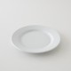 assiette porcelaine blanche Resto MM