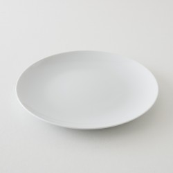 assiette plate GM porcelaine blanche Buffet