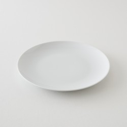 assiette plate GM porcelaine blanche Buffet