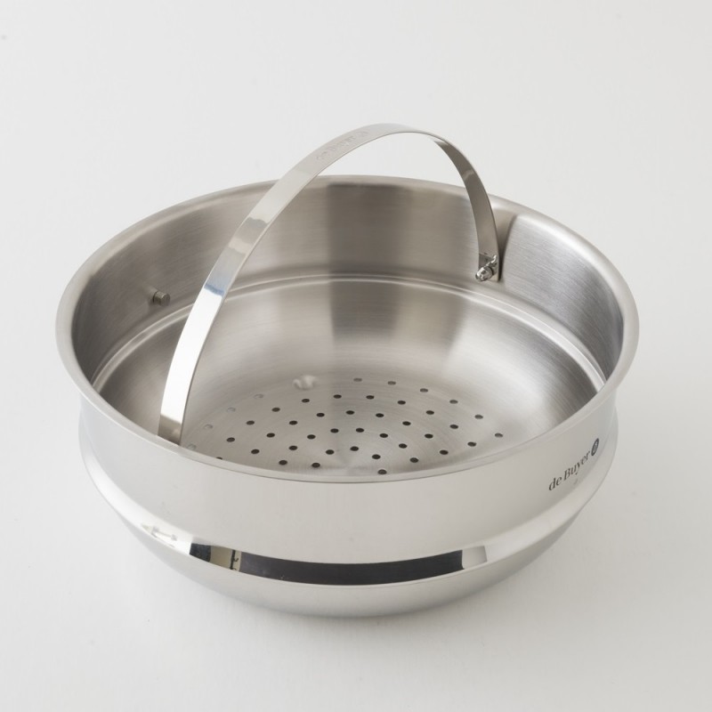 Panier Vapeur Inox Cuisine 24cm Argent