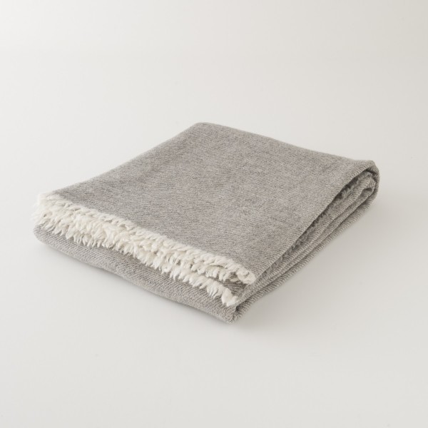 plaid laine uni Lapuan Kankurit gris