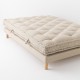 Matelas laine bultex laine pour lit 2 personnes détail des poignées de retournement