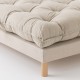 futon pure laine lit 1 personne fabriqué à l'ancienne