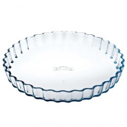 moule à tarte 27 cm en verre borosilicate