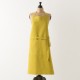 tablier d'office lin coton vert jardinier par Charvet Editions