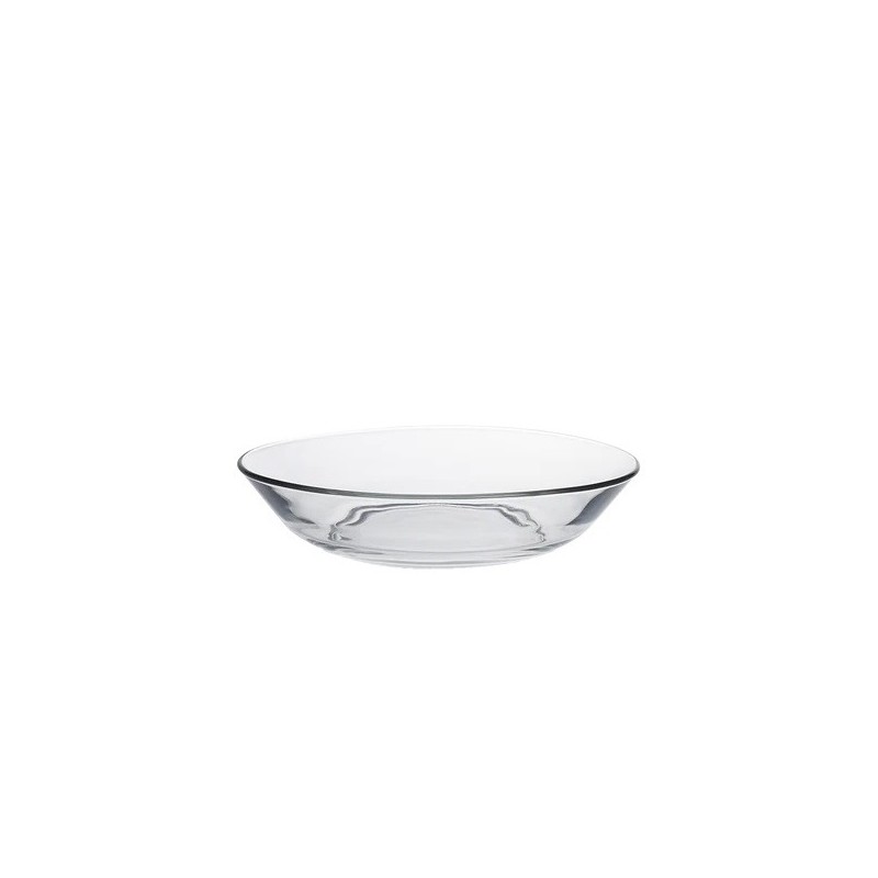 Assiette plate Lys transparente en verre Duralex - lot de 6