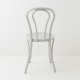 Chaise bistrot N°18 gris lichen de dos