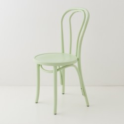 Chaise bistrot N°18 vert tilleul