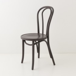 Chaise bistrot N°18 basalte