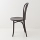 Chaise bistrot N°18 basalte de profil