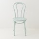 Chaise bistrot N°18 aqua de face