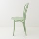 Chaise bistrot N°18 jade de profil