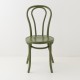 Chaise bistrot N°18 olive de face