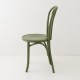 Chaise bistrot N°18 olive de profil