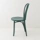 Chaise bistrot N°18 vert sapin de profil