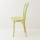 Chaise bistrot N°18 anis de profil