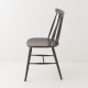 Chaise scandinave basalte de profil