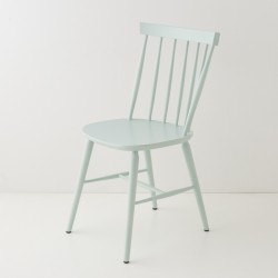 Chaise scandinave aqua