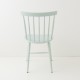 Chaise scandinave aqua de dos