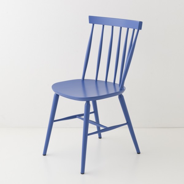 Chaise scandinave bleu grec