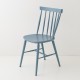 Chaise scandinave bleu orage