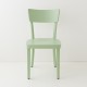 Chaise Filby vert jade de face