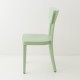 Chaise Filby vert jade de profil