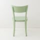 Chaise Filby vert jade de dos