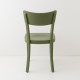 Chaise Filby vert olive de dos