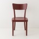Chaise Filby rouge Oslo de face