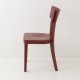 Chaise Filby rouge Oslo de profil