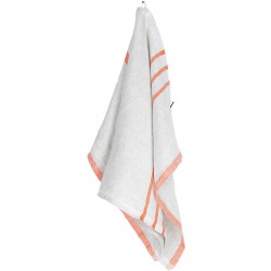 serviette lin gris orange Lapuan Kankurit