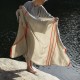 serviette lin gris orange Lapuan Kankurit GM