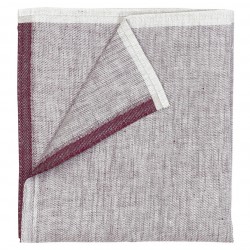 serviette lin lavé bordeaux Lapuan Kankurit
