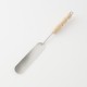 spatule de service inox manche bois vue de dessous
