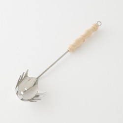 cuiller spaghetti inox manche bois