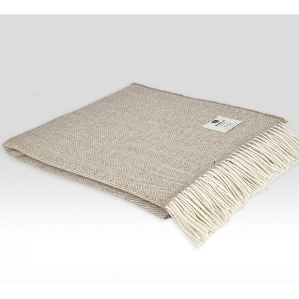 plaid laine chevrons McNutt of Donegal sable